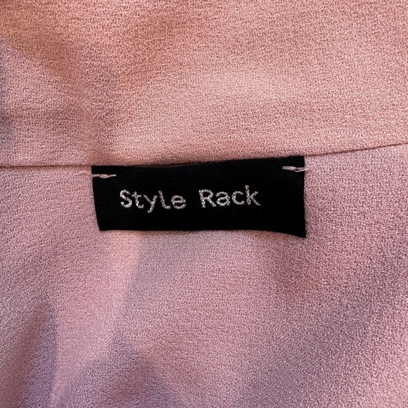 Style Rack Mauve Pink Belted Lightweight Maxi Cardigan (M) - Picture 5 of 6